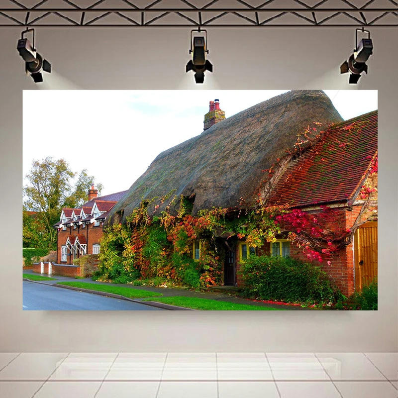  تابلو بوم طرح مخمل خانه و طبیعت کد AR304211