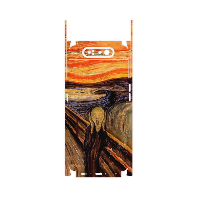 برچسب پوششی ماهوت مدل The Scream of Munch-FullSkin مناسب برای گوشی موبایل سامسونگ Galaxy A80
