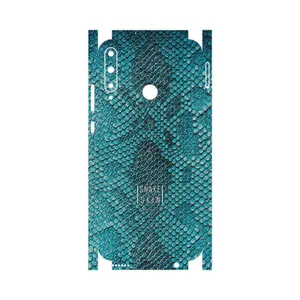 MAHOOT Blue Snake Skin-FullSkin Cover Sticker for Huawei Y7p