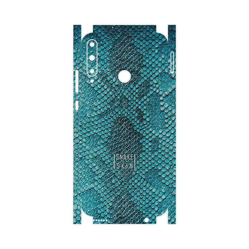 برچسب پوششی ماهوت مدل Blue Snake Skin-FullSkin مناسب برای گوشی موبایل هوآوی Y7p