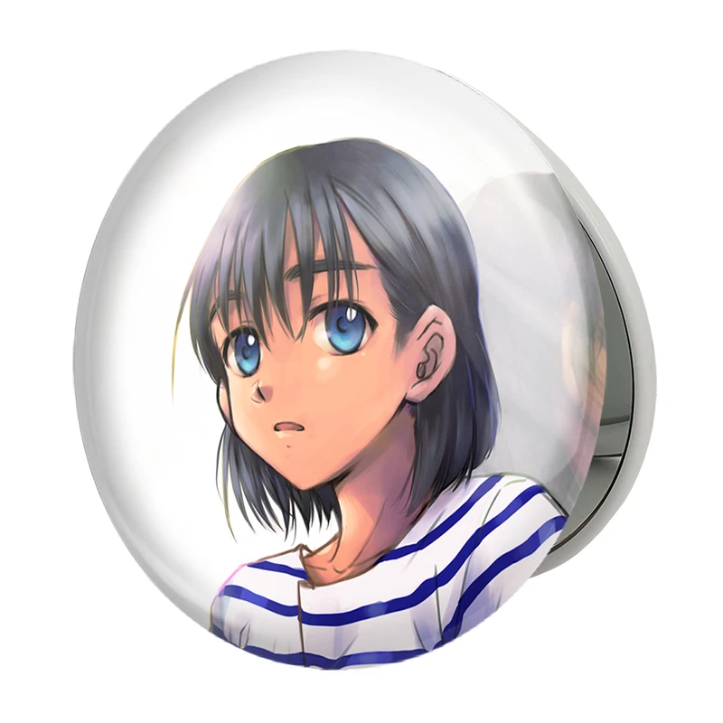 آینه جیبی خندالو طرح میو انیمه سامرتایم رندرینگ مدل تاشو کد 24239 