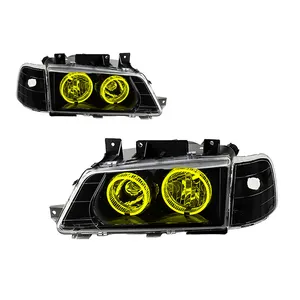 چراغ جلو خودرو مدل NK24-Glassy مناسب برای پژو 405 بسته 2 عددی