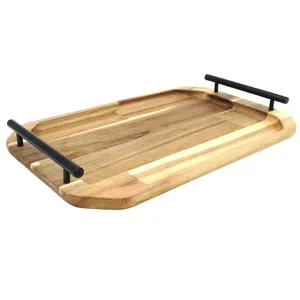 سینی گردو مدل چوبی دسته دار SN022
