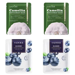 ماسک صورت سادور مدل 01 مناسب برای انواع پوست وزن 25 گرم بسته 4 عددی