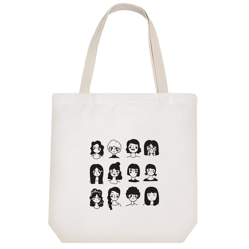 ساک خرید خندالو مدل دخترهای خجالتی کد 8581