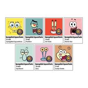 نقد و بررسی استیکر لپ تاپ کالامیکس طرح باب اسفنجی مدل spongebob مجموعه 7 عددی توسط خریداران