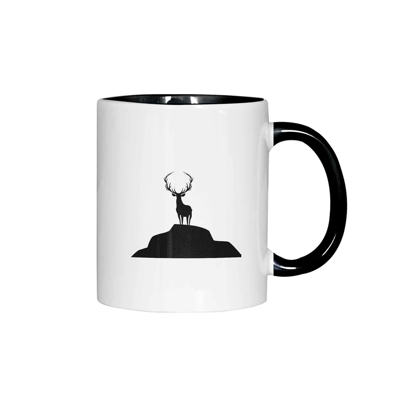 ماگ ژالینو طرح گوزن و صخره کد 001