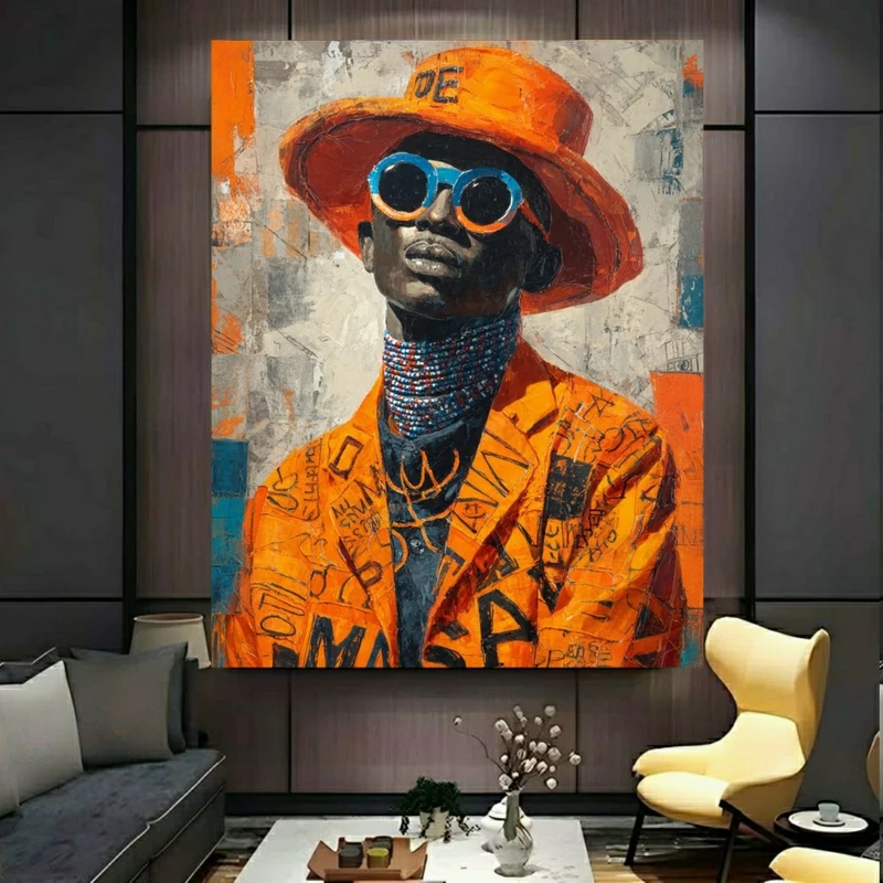 پوستر طرح استایل خاص مدل آفریقایی کد BK25087