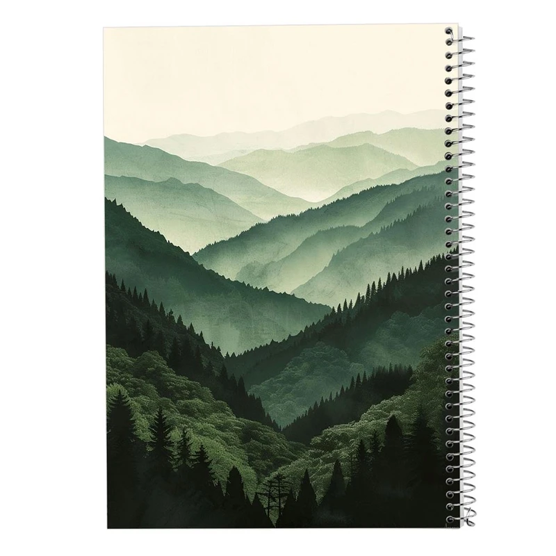 دفتر ژورنال نویسی 50 برگ مدوپد مدل نقطه ای طرح طبیعت کد DF15322