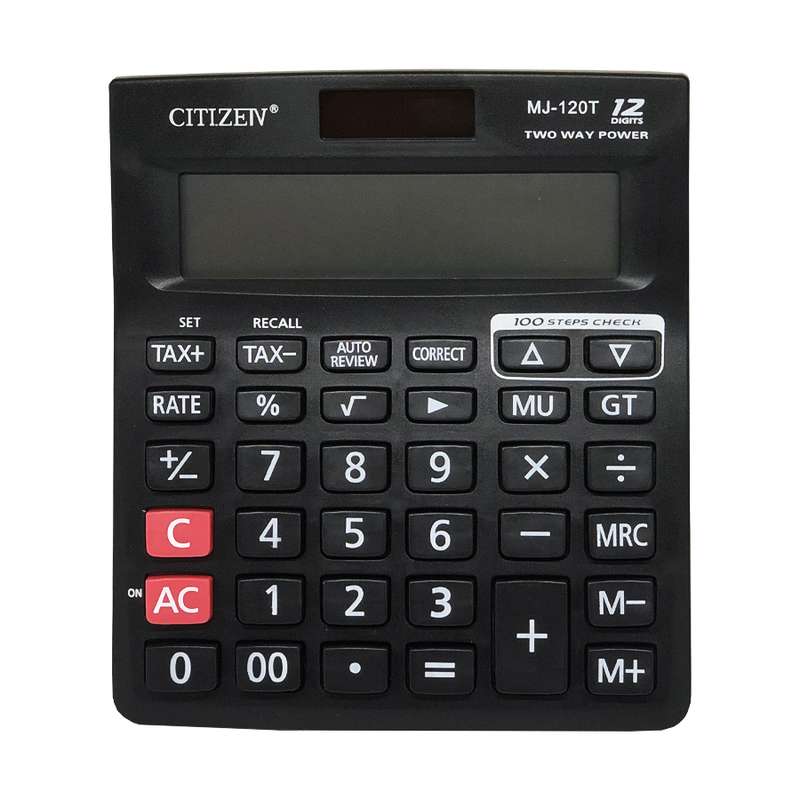 ماشین حساب سیتیزیو مدل MJ-120T-W