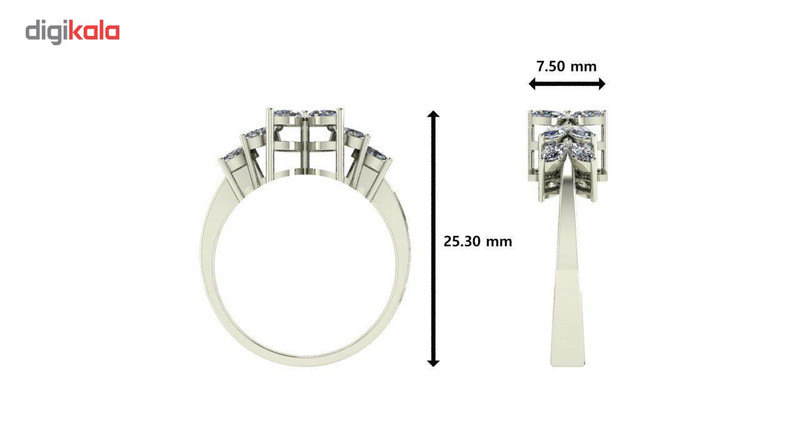 انگشتر طلا 18 عیار اونیکست مدل 1905 Marquis