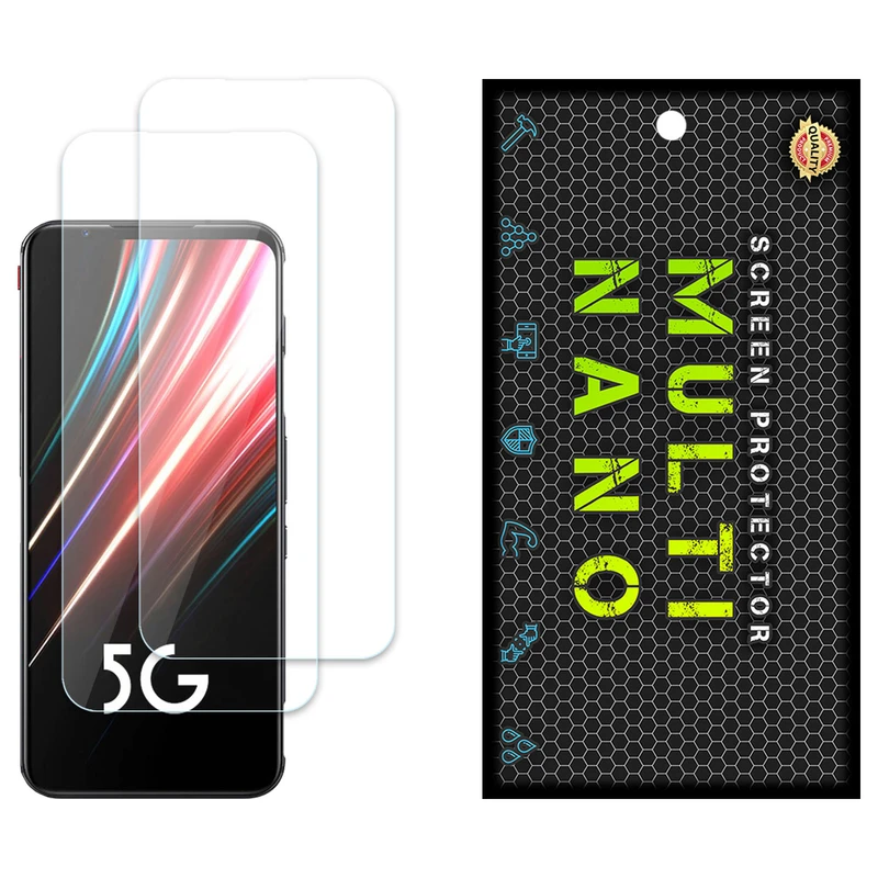 محافظ صفحه نمایش مولتی نانو مدل X-S2N مناسب برای گوشی موبایل زد تی ایی Nubia Red Magic 5G بسته دو عددی