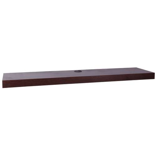 طبقه دیواری تلویزیون خانه پلاس پایه فلزی ونگه 120x30x5