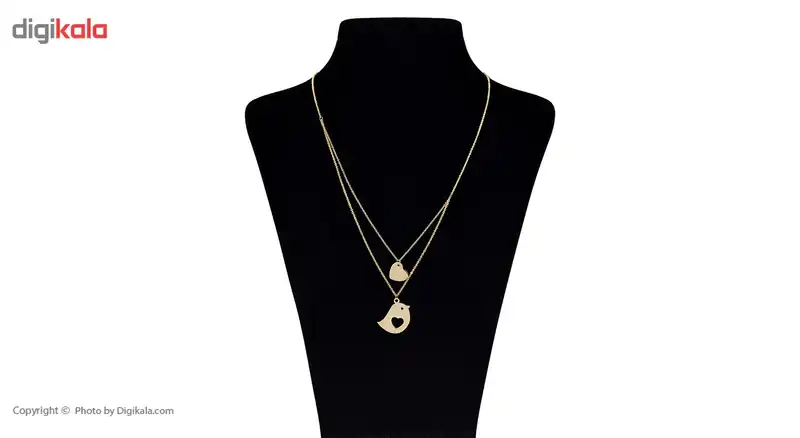 گردنبند طلا 18 عیار زنانه ماهک مدل MM0611