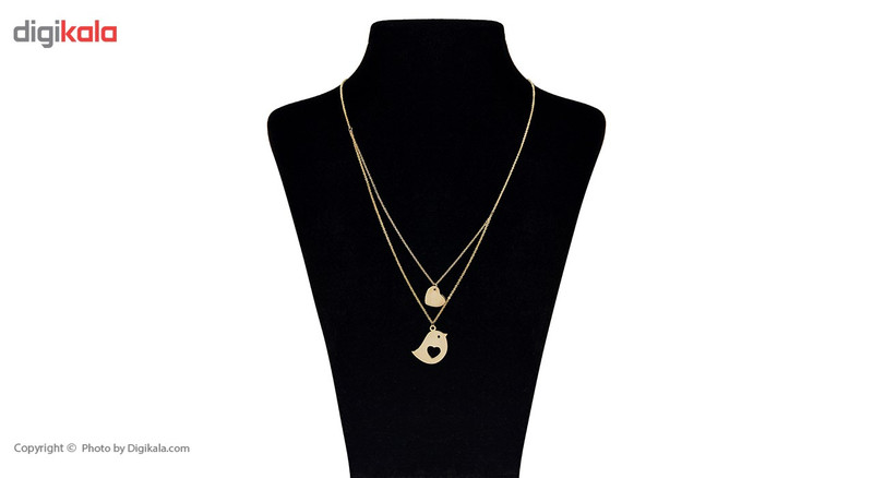 گردنبند طلا 18 عیار زنانه ماهک مدل MM0611