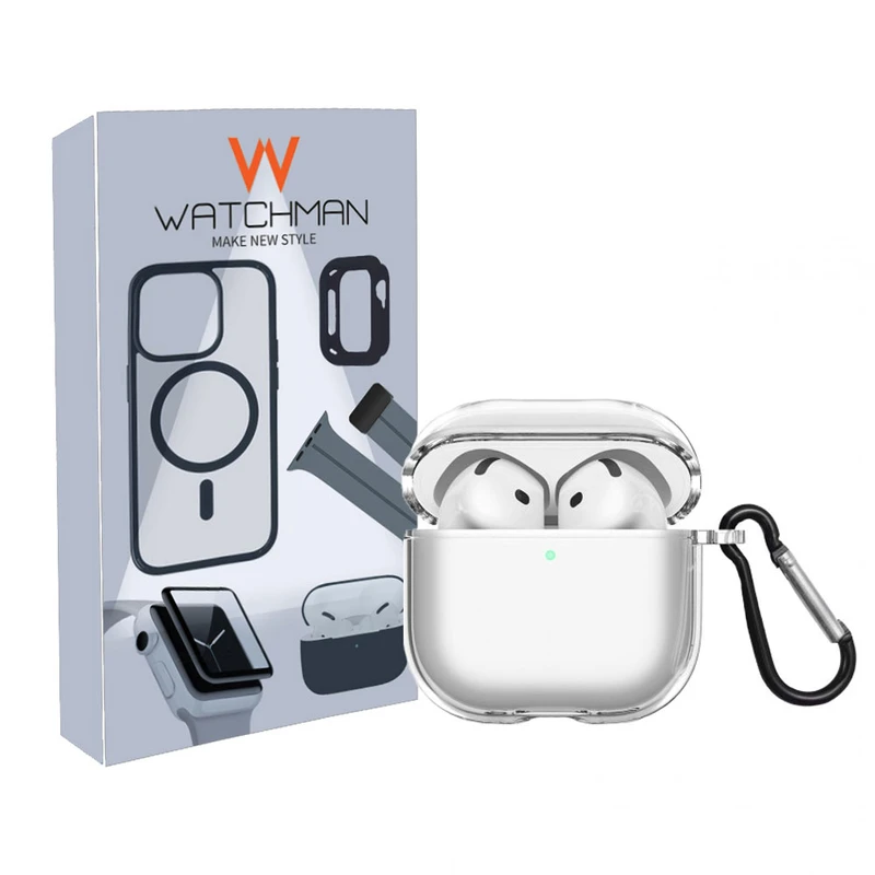 کاور واچ من مدل Clear-4 مناسب برای کیس اپل ایرپاد Airpod 4 / 4 ANC