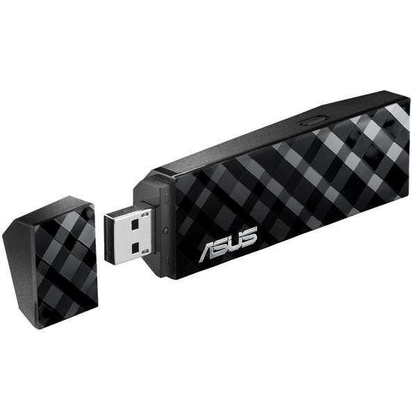 کارت شبکه بیسیم و دوبانده USB ایسوس مدل USB-N53 کارت شبکه بیسیم و دوبانده USB ایسوس مدل USB-N53
