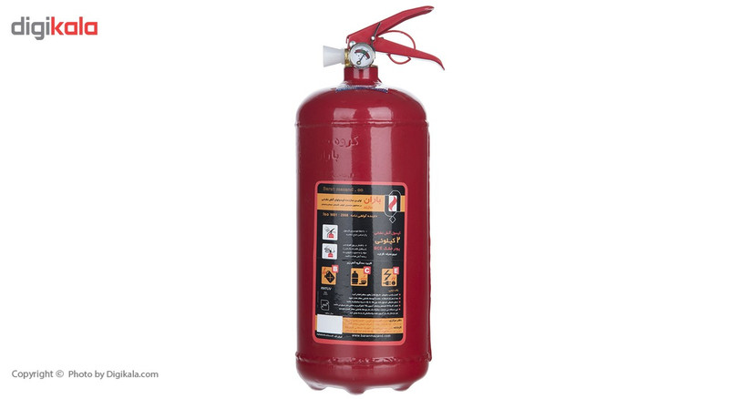 کپسول آتش نشانی پودری باران مازند 2 کیلوگرمی کپسول آتش نشانی پودری باران مازند 2 کیلوگرمی