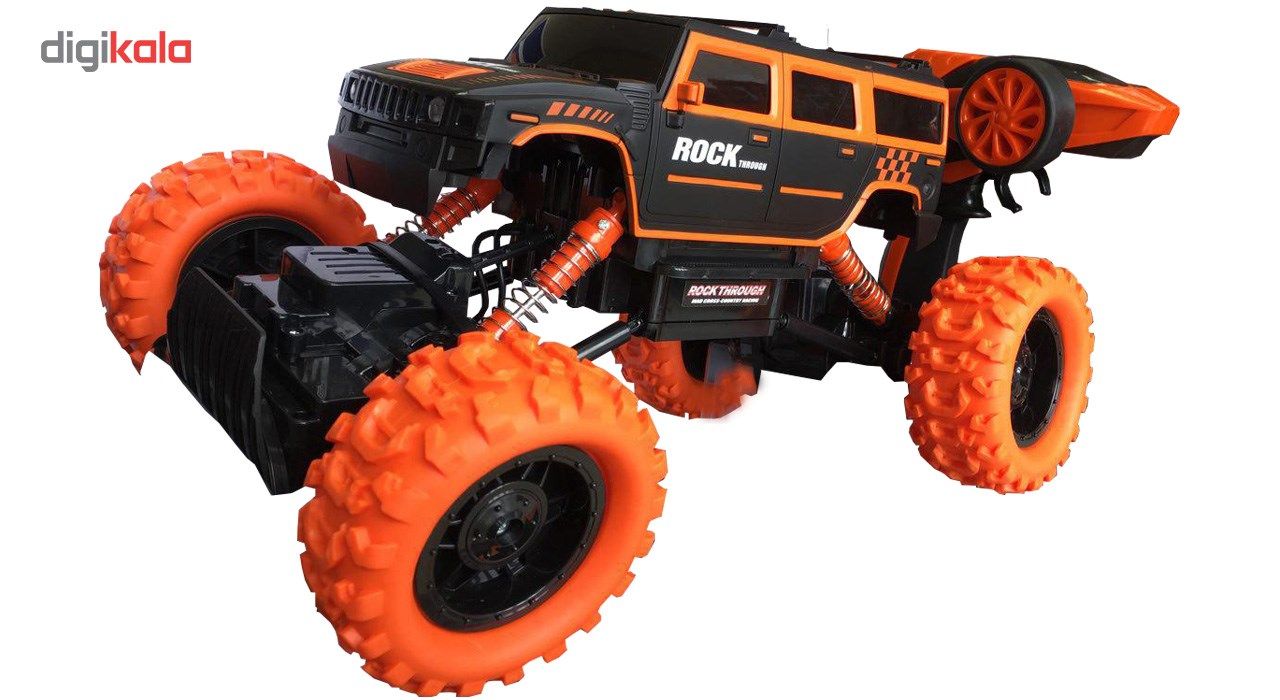 ماشین اسباب بازی کنترلی آفرود قدرتی نارنجی مدل Racing Rally