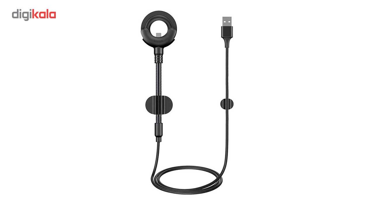 پایه نگه دارنده و شارژر  باسئوس مدل O-Type Car Mount Cable