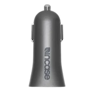 Incase High Speed Dual 2.4A Car Charger With Lightning To USB Cable