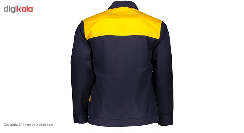 کاپشن و شلوار مهندسی تیک مک مدل زرد سرمه ای