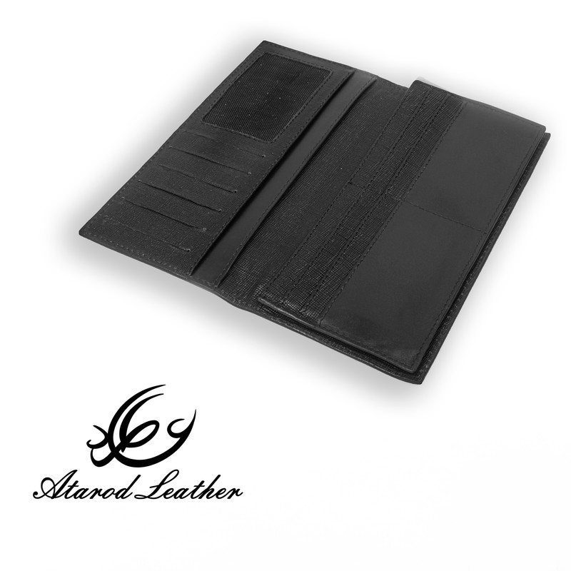 کیف پول چرم عطارد مدل چرم طبیعی کد K40