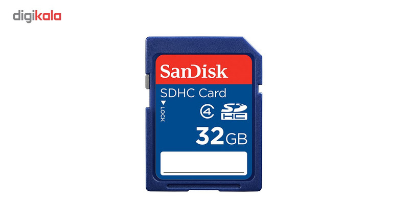 کارت حافظه SDHC سن دیسک کلاس 4 ظرفیت 32 گیگابایت