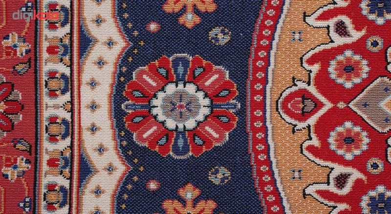 گلیم ماشینی اسپادانا سرمه‌ای کد 5009