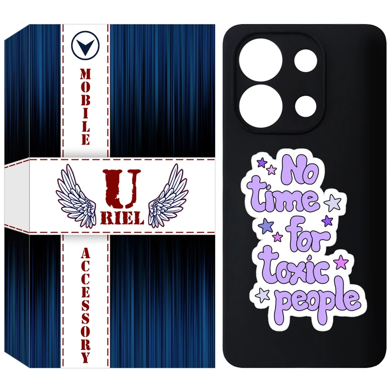 کاور یوریل قاب مدل KSH کد 97 طرح Toxic مناسب برای گوشی موبایل شیائومی Redmi Note 13 4G