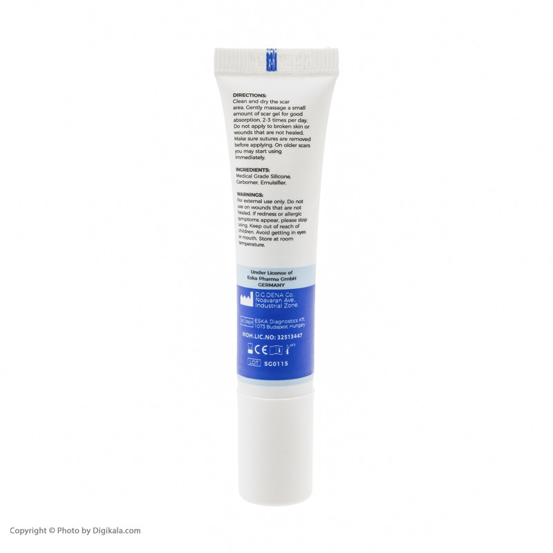 ژل ترمیم کننده پوست دی جی درم مدل سیلیکونی وزن 15 گرم