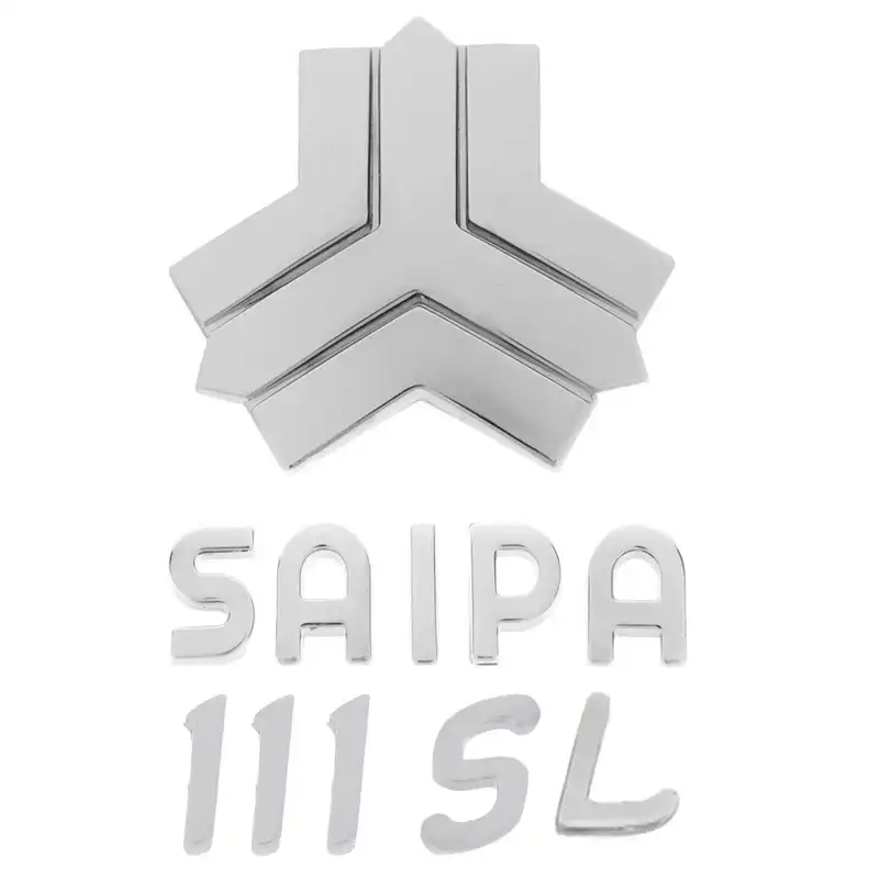 آرم صندوق عقب خودرو وارون مدل A-8 مناسب برای پراید 111 SL مجموعه 3 عددی