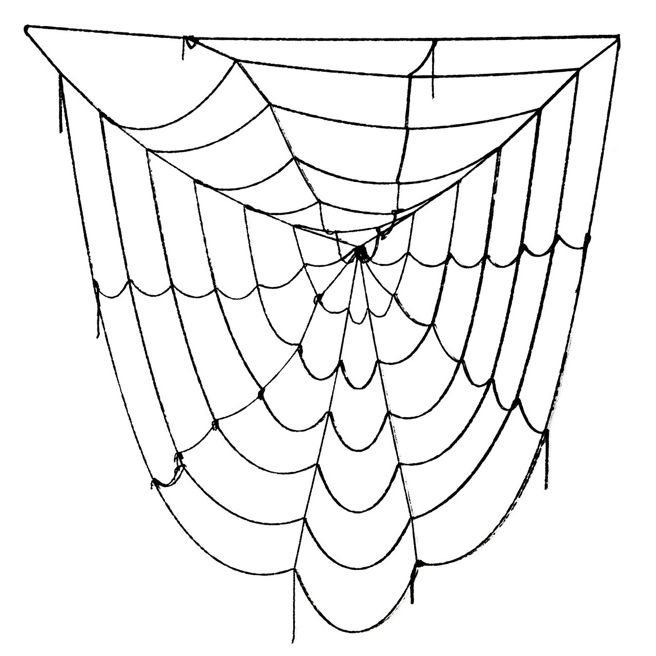 شبکه تار عنکبوت اسباب بازی مدل Black Window Giant Spider Web 7 Feet