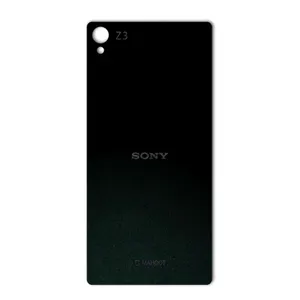 MAHOOT Black-suede Special Cover Sticker for Sony Xperia Z3