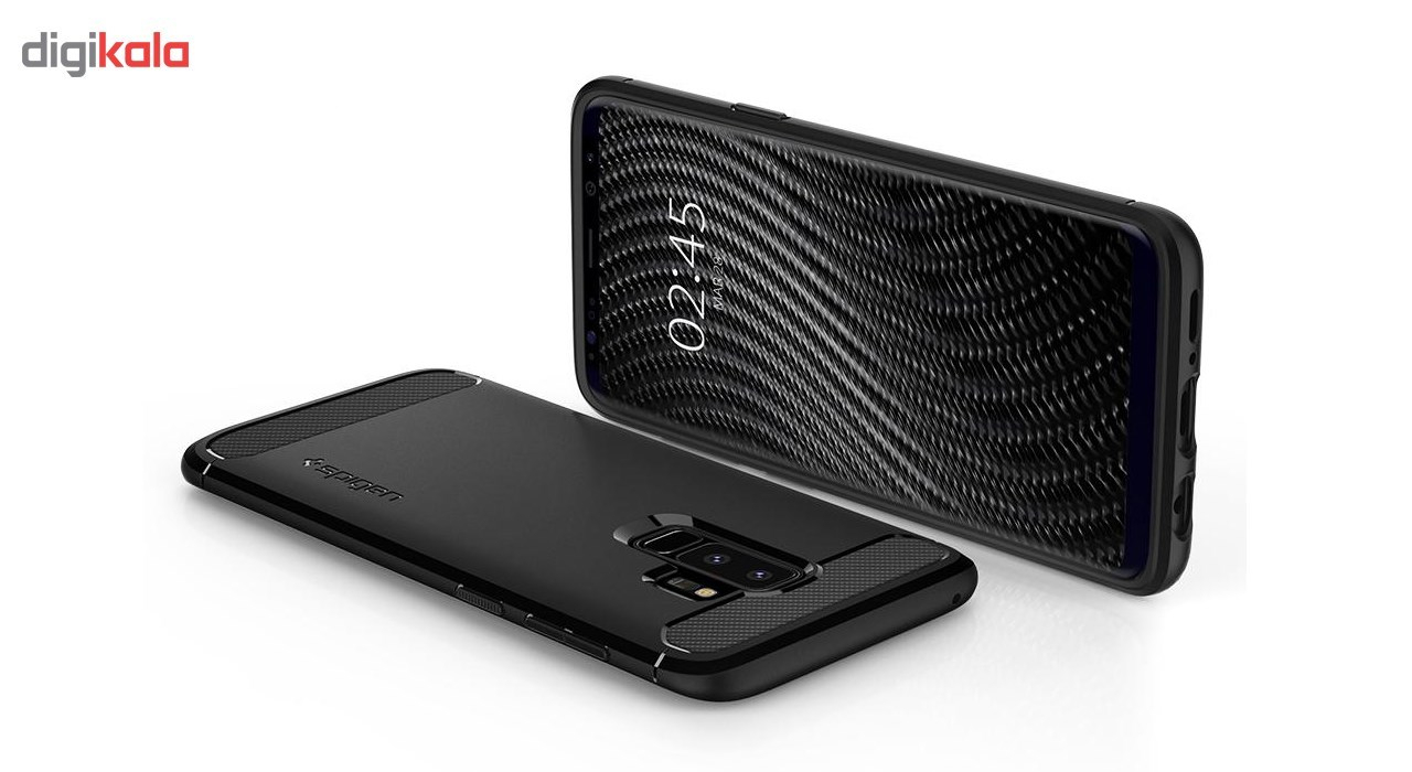 کاور اسپیگن مدل Case Rugged Armor مناسب برای گوشی موبایل سامسونگ Galaxy S9 Plus