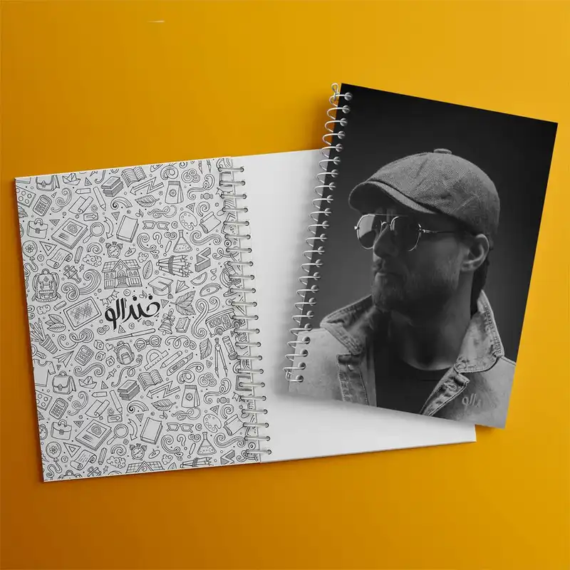 دفتر مشق 50 برگ خندالو مدل امیر مقاره ماکان بند کد 27283