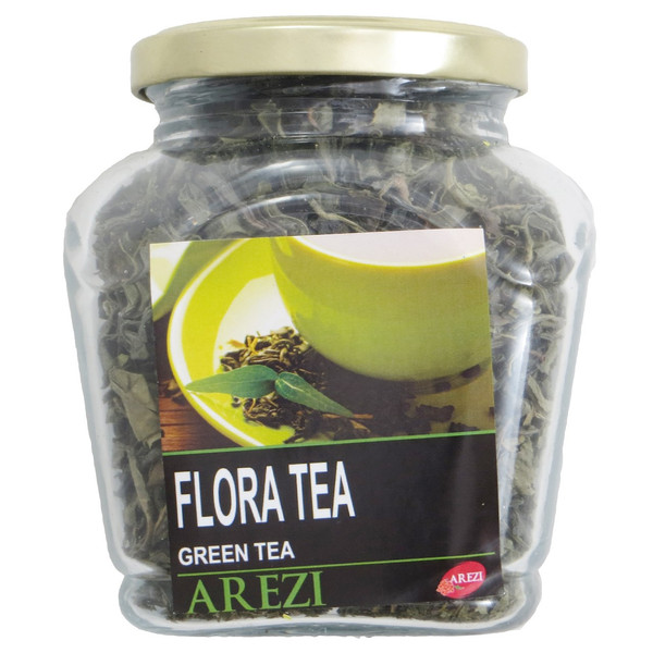 دمنوش چای سبز عارضی مدل Green Tea بسته بندی شیشه ای