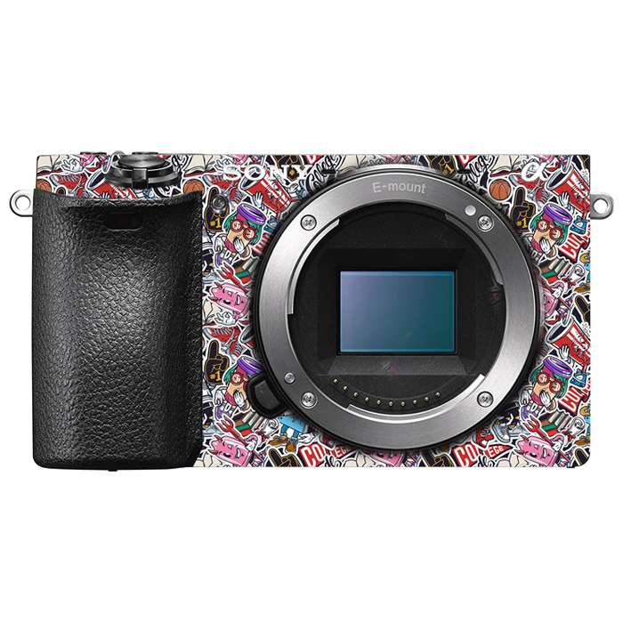 برچسب پوششی دوربین مدل گرافیتی مناسب برای دوربین سونی Sony A6400 برچسب پوششی دوربین مدل گرافیتی مناسب برای دوربین سونی Sony A6400