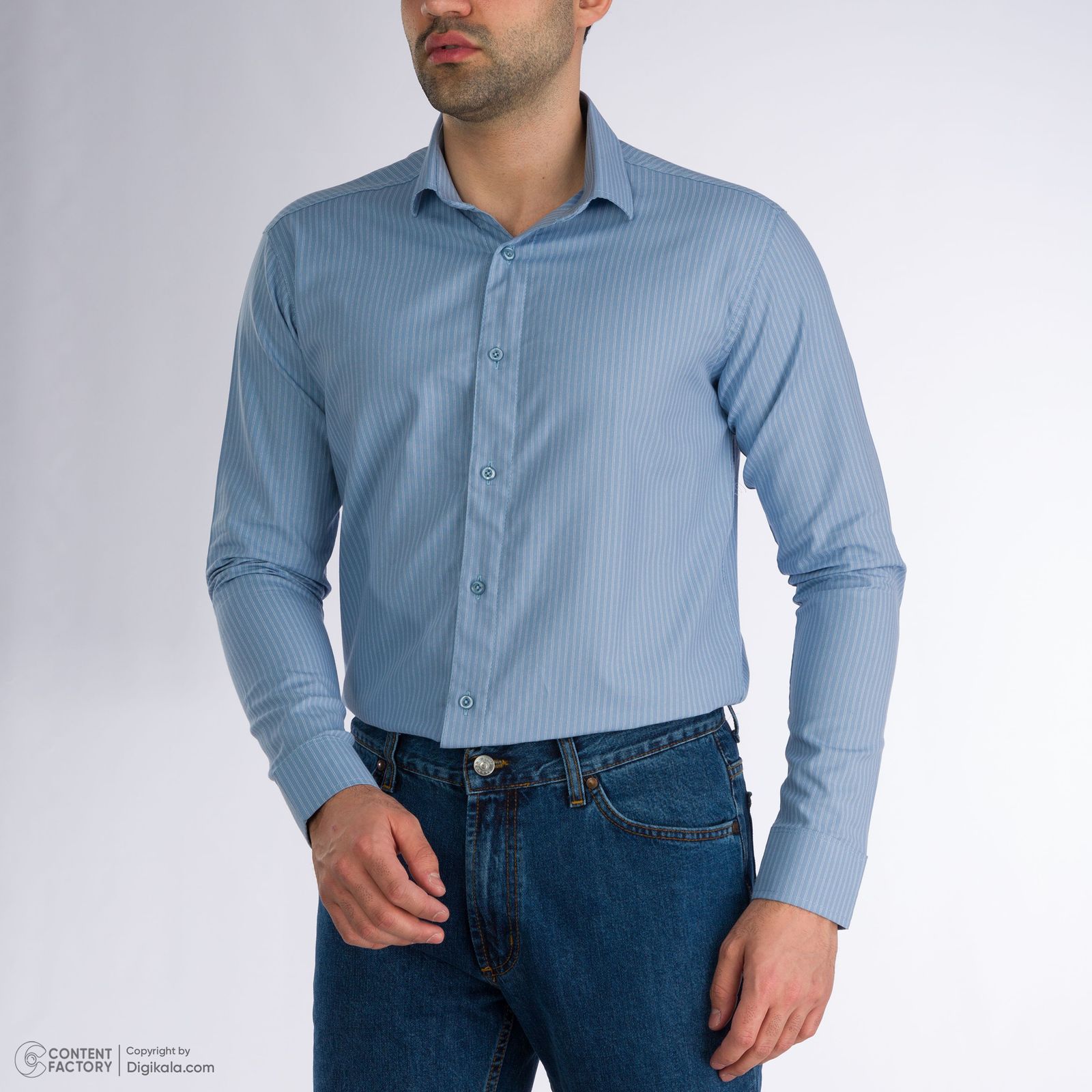 پیراهن آستین بلند مردانه باینت مدل 2261715-50 -  - 9