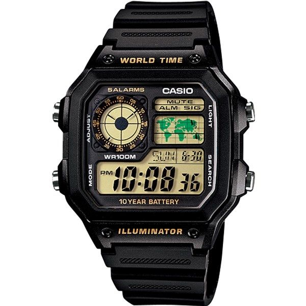 ساعت مچی دیجیتالی کاسیو AE-1200WH-1BVDF -  - 1