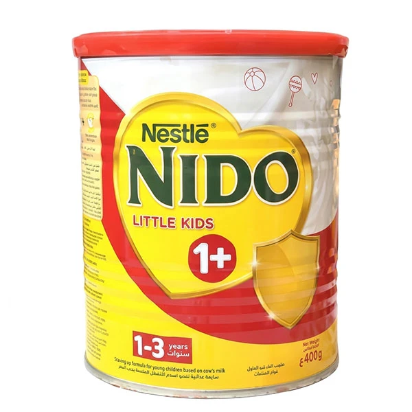 پودر شیر پرچرب ساده نستله مدل Nido وزن 400 گرم مناسب برای سن 3 سال