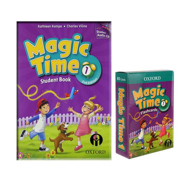 کتاب Magic Time 1 And Flash Cards اثر Kathleen Kampa And Charles Vilina انتشارات الوندپویان به همراه فلش کارت کتاب Magic Time 1 And Flash Cards اثر Kathleen Kampa And Charles Vilina انتشارات الوندپویان به همراه فلش کارت