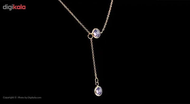 گردنبند طلا 18 عیار زنانه ماهک مدل MM0561