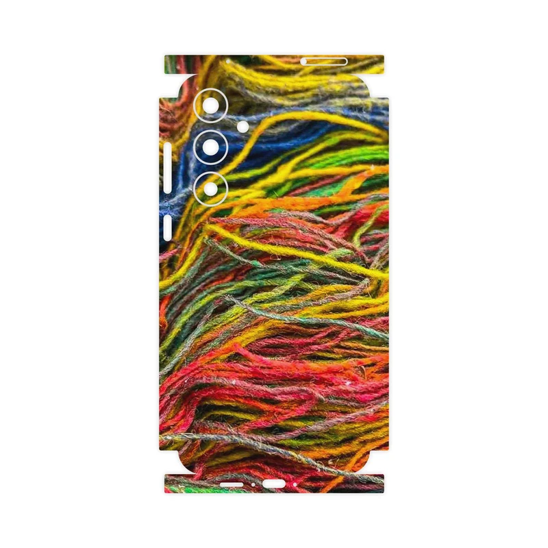 برچسب پوششی ماهوت مدل Fabric Texture 9-FullSkin مناسب برای گوشی موبایل سامسونگ Galaxy A55