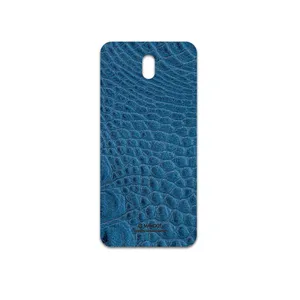 MAHOOT Blue-Crocodile-Leather Cover Sticker for Nokia 3.2  TA-1156
