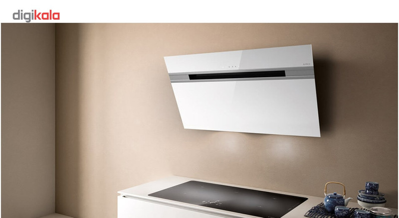 هود الیکا مدل Stripe lux شومینه ای سایز 90