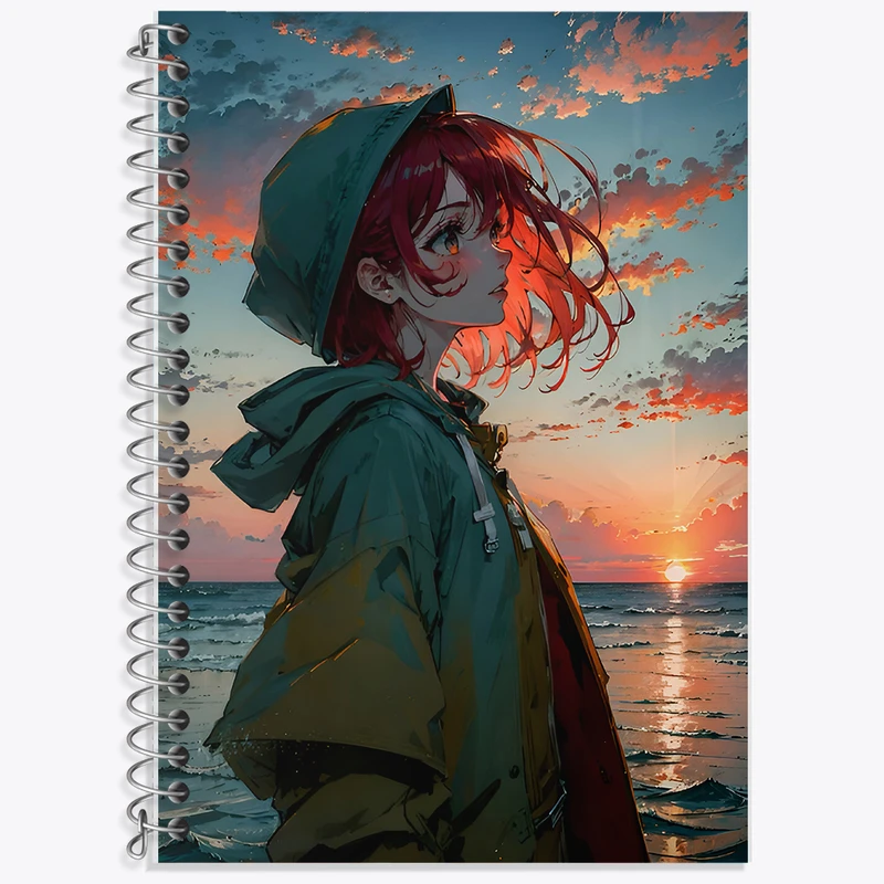 دفتر زبان 50 برگ خندالو مدل سه خط طرح دخترانه کد F6646