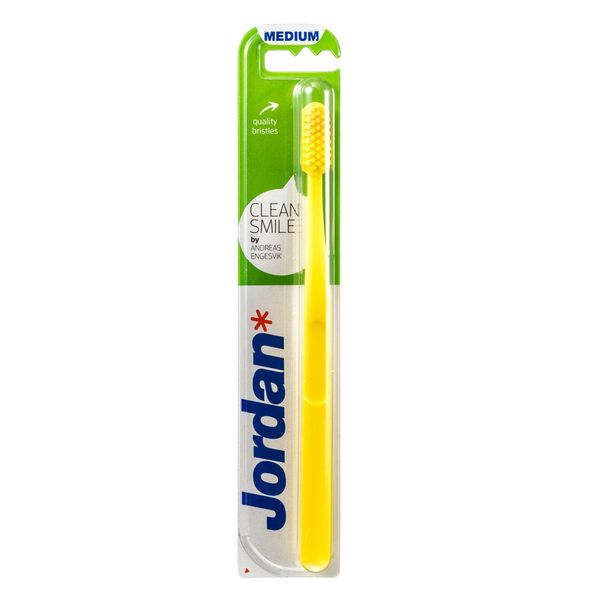 مسواک جردن مدل Clean Smile با برس متوسط مسواک جردن مدل Clean Smile با برس متوسط