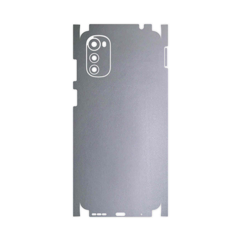 برچسب پوششی ماهوت مدل Matte-Silver-FullSkin مناسب برای گوشی موبایل موتورولا Moto E32s
