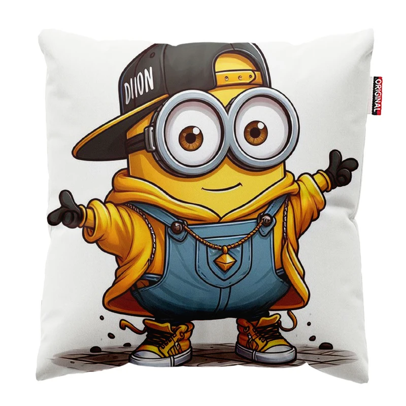 کوسن مدل مینیون کد 727 سایز 30x30 سانتی متر